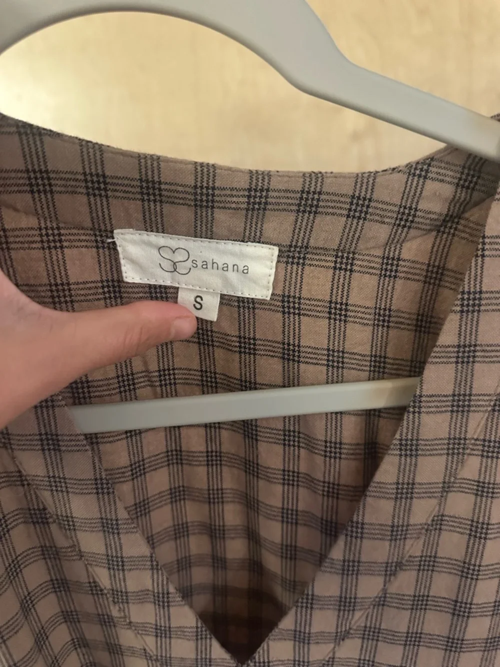 Sahana Byron Bay Checked Maxi Dress - Picture 7 of 7